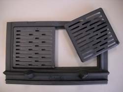 VENTE: GRILLE FOYER COMPLETE POUR INSERTS DEVILLE 7852, 7853, 7854, 7857, 7885, 7859, 7794, 7795, 7796, 7857, 7858