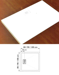 VENTE: RECEVEUR KINEDO A POSER KINESURF RD1101 90 X 90 X 4CM
