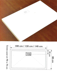 RECEVEUR KINEDO A POSER KINESURF RD211 120 X 90 X9CM