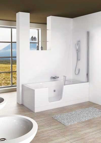 Baignoire asymétrique