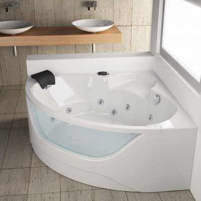 Baignoire d'angle ligne ergonomique