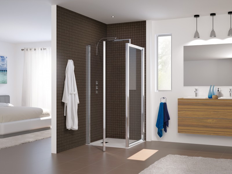 Parois de douche pour porte d'angle Parois de douche pour porte d'angle